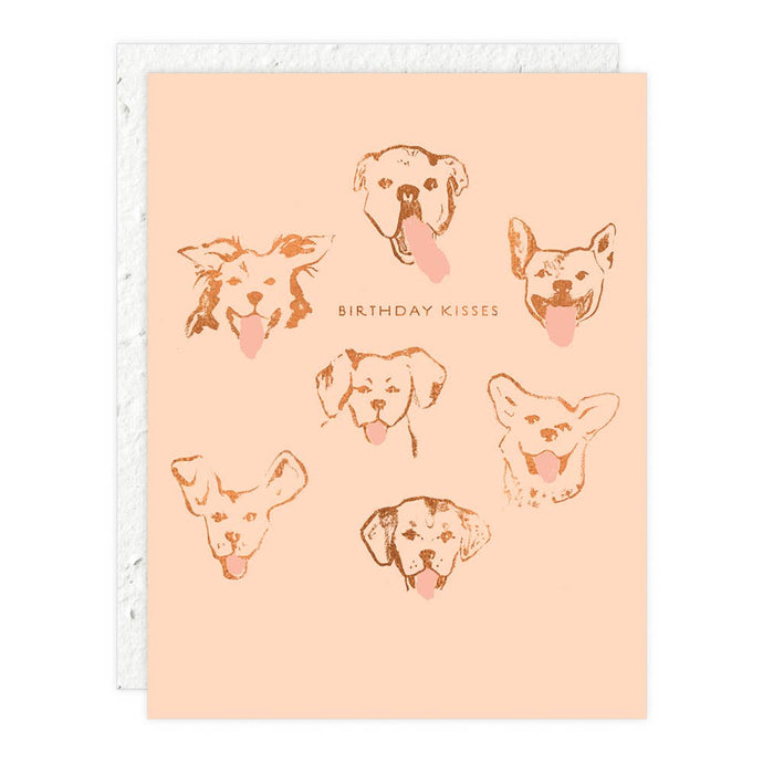 Dog Kisses Birthday Cards | Seedlings