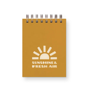 Sunshine & Fresh Air Mini Jotter Notebook | Ruff House Print Shop