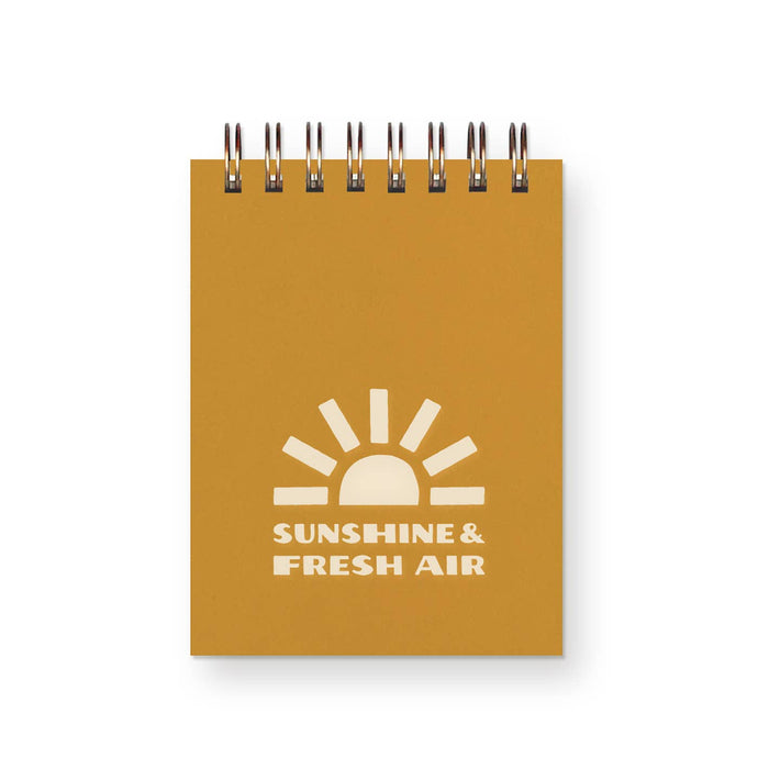 Sunshine & Fresh Air Mini Jotter Notebook | Ruff House Print Shop