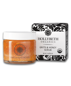 Organic Grits & Honey Scrub | HollyBeth Organics