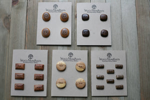 Large Handmade Artisan Buttons | Wooly Moss Roots