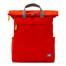 Load image into Gallery viewer, Red ORI bag with gray handles at top and yellow zipper tabs on side on white background