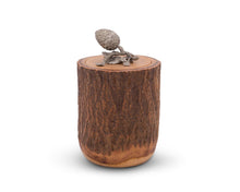Load image into Gallery viewer, Pine Cone Wood Canister | Vagabond House