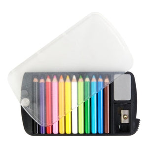 Clear Mini Staff Colored Pencils | JPT America